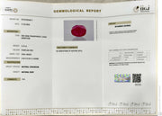 2.74/CT Natural Old Burma Ruby with IIGJ Govt. Lab Certificate-15737S204511