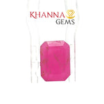 Load image into Gallery viewer, 4.68/CT Natural Ruby Stone with Govt. Lab Certificate-16839S209419