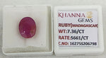 Load image into Gallery viewer, 7.36/CT Natural Ruby Stone with Govt. Lab Certificate-16275S206798