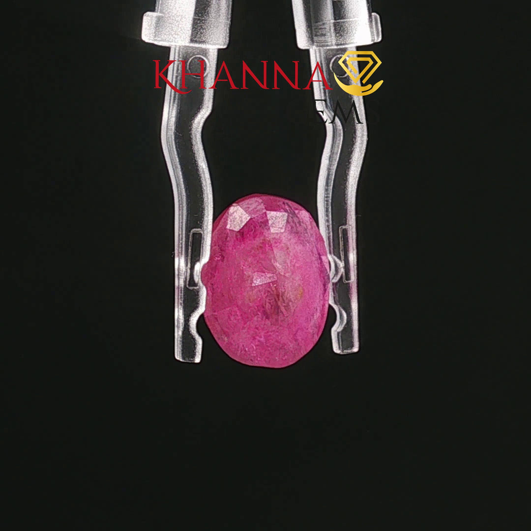4.69/CT Natural Ruby Stone with Govt. Lab Certificate-16839S209421