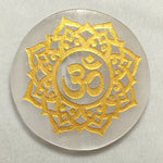 Load image into Gallery viewer, SELENITE CHARGING ROUND PLATE  OM 5
