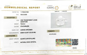 76.32/CT Sphatik Shivling with Govt. Lab Certificate-11700D47080