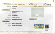 121.18/CT Sphatik Shivling with Govt. Lab Certificate-11700D47093