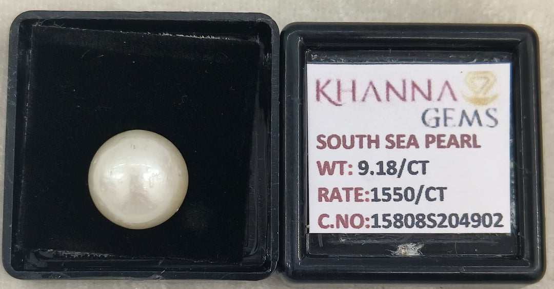9.18/CT Natural South Sea Pearl With Lab Certificate-15808S204902