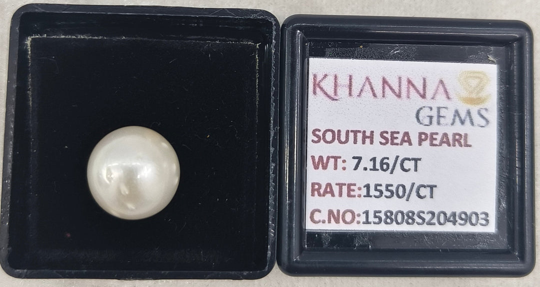 7.16/CT Natural South Sea Pearl With Lab Certificate-15808S204903