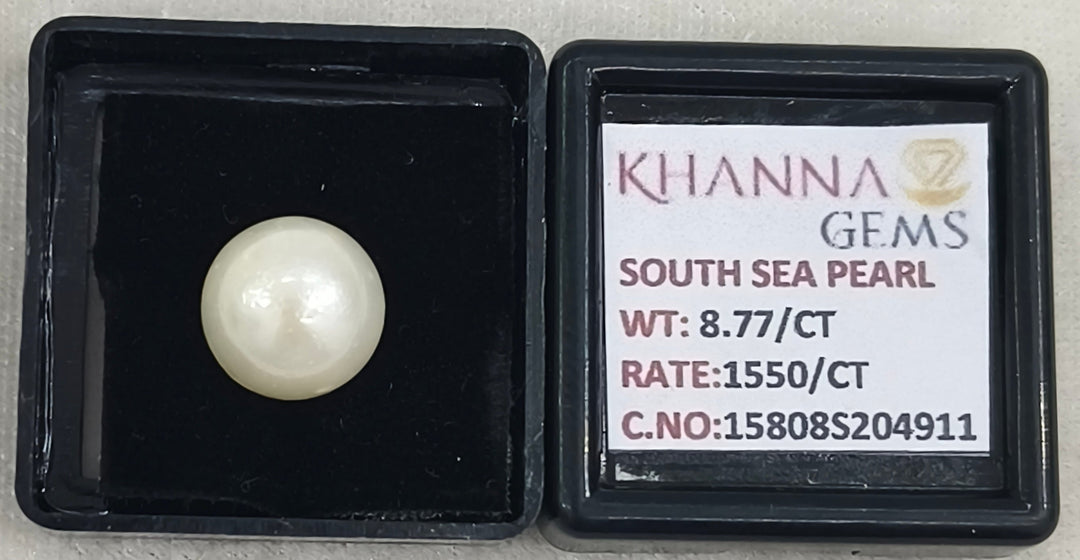 8.77/CT Natural South Sea Pearl With Lab Certificate-15808S204911