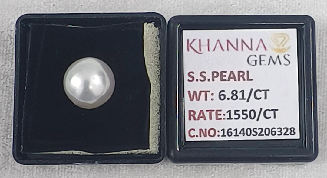 6.81/CT Natural South Sea Pearl With Lab Certificate-16140S206328