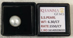 Load image into Gallery viewer, 6.3/CT Natural South Sea Pearl With Lab Certificate-16140S206331