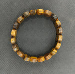 Load image into Gallery viewer, FLAT TIGER EYE BRACELET