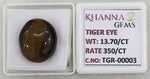 Load image into Gallery viewer, 13.7/CT Tiger Eye with Govt. Lab Certificate-TGR00003