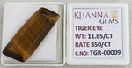 Load image into Gallery viewer, 11.65/CT Tiger Eye with Govt. Lab Certificate-TGR00009