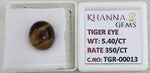 Load image into Gallery viewer, 5.4/CT Tiger Eye with Govt. Lab Certificate-TGR00013