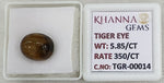 Load image into Gallery viewer, 5.85/CT Tiger Eye with Govt. Lab Certificate-TGR00014