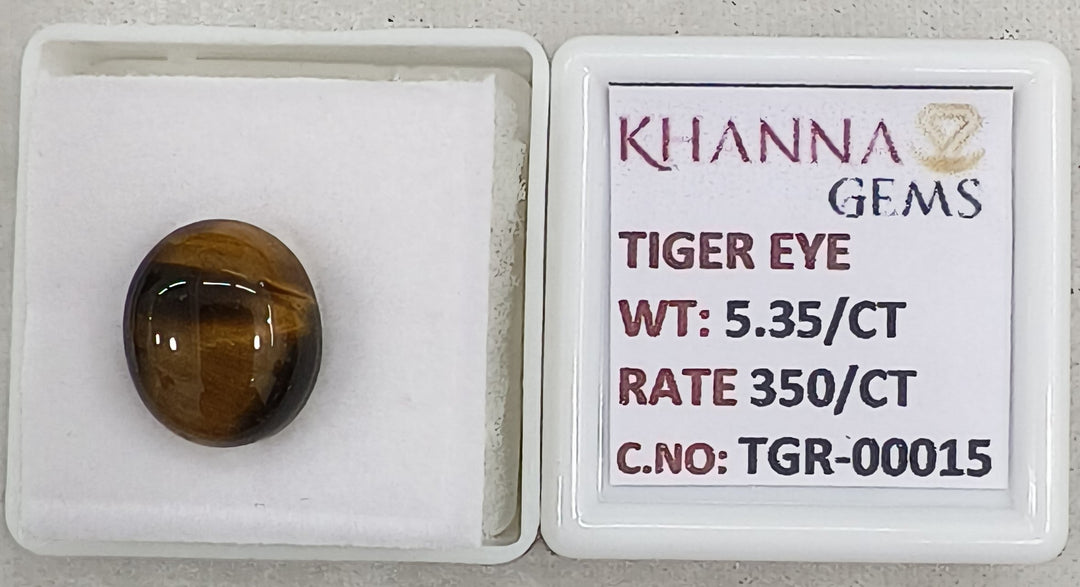 5.35/CT Tiger Eye with Govt. Lab Certificate-TGR00015