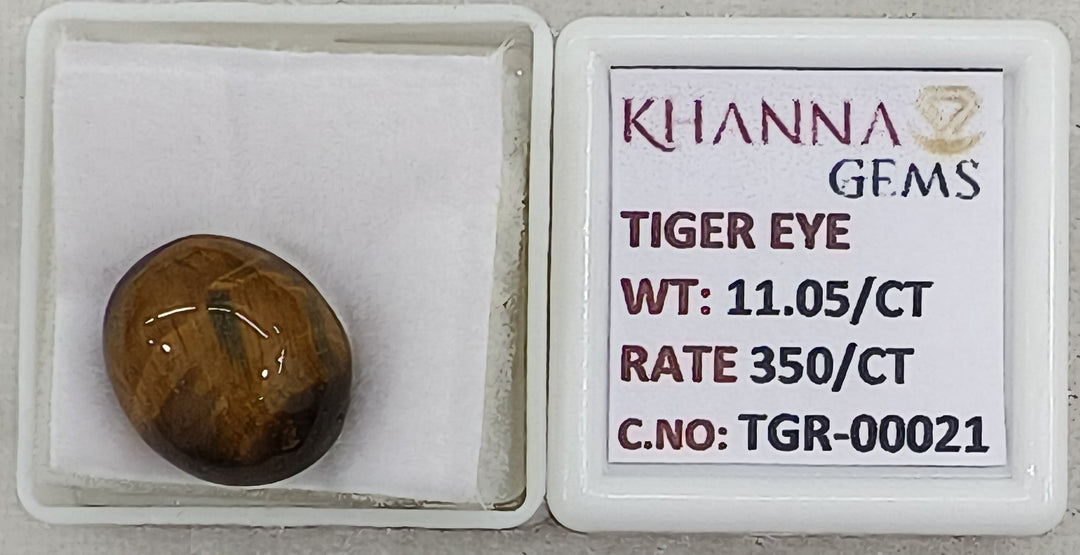 11.05/CT Tiger Eye with Govt. Lab Certificate-TGR00021