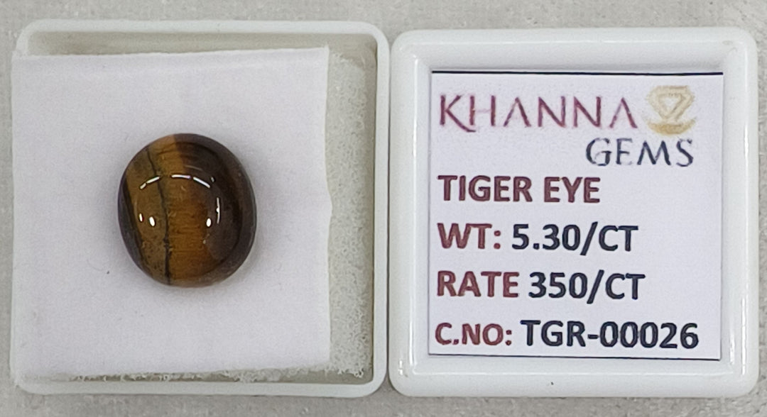 5.3/CT Tiger Eye with Govt. Lab Certificate-TGR00026