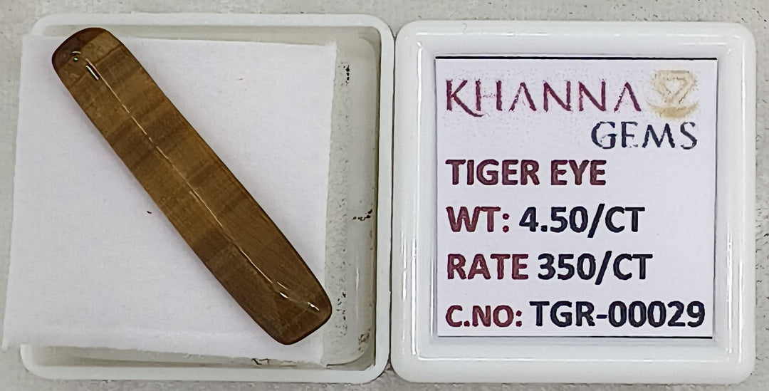 4.5/CT Tiger Eye with Govt. Lab Certificate-TGR00029