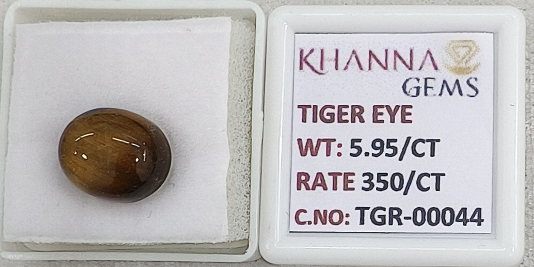 5.95/CT Tiger Eye with Govt. Lab Certificate-TGR00044
