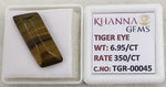Load image into Gallery viewer, 6.95/CT Tiger Eye with Govt. Lab Certificate-TGR00045