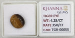 Load image into Gallery viewer, 4.25/CT Tiger Eye with Govt. Lab Certificate-TGR00055