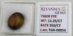 Load image into Gallery viewer, 11.25/CT Tiger Eye with Govt. Lab Certificate-TGR00056