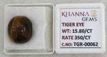 Load image into Gallery viewer, 15.8/CT Tiger Eye with Govt. Lab Certificate-TGR00062
