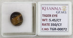 Load image into Gallery viewer, 5.45/CT Tiger Eye with Govt. Lab Certificate-TGR00072