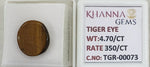 Load image into Gallery viewer, 4.7/CT Tiger Eye with Govt. Lab Certificate-TGR00073