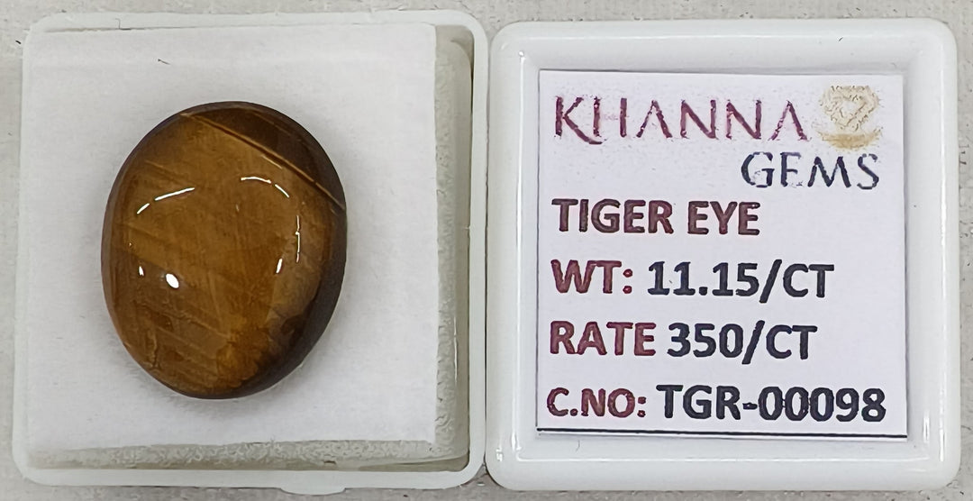 11.15/CT Tiger Eye with Govt. Lab Certificate-TGR00098