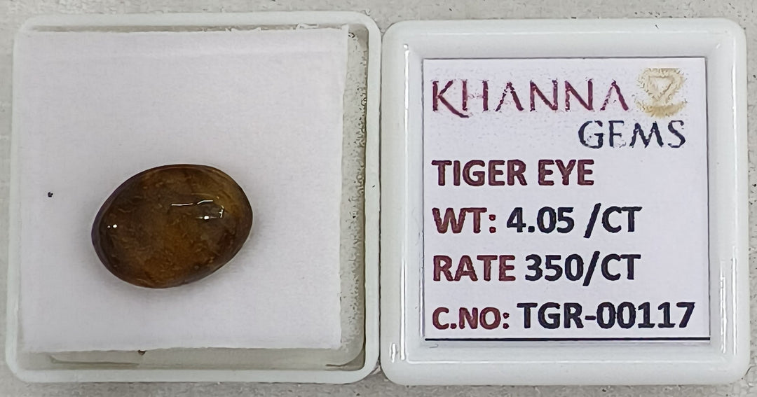 4.05/CT Tiger Eye with Govt. Lab Certificate-TGR00117
