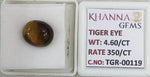 Load image into Gallery viewer, 4.6/CT Tiger Eye with Govt. Lab Certificate-TGR00119