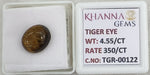 Load image into Gallery viewer, 4.55/CT Tiger Eye with Govt. Lab Certificate-TGR00122