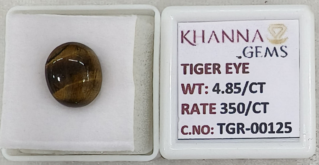 4.85/CT Tiger Eye with Govt. Lab Certificate-TGR00125