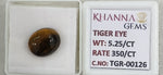 Load image into Gallery viewer, 5.25/CT Tiger Eye with Govt. Lab Certificate-TGR00126