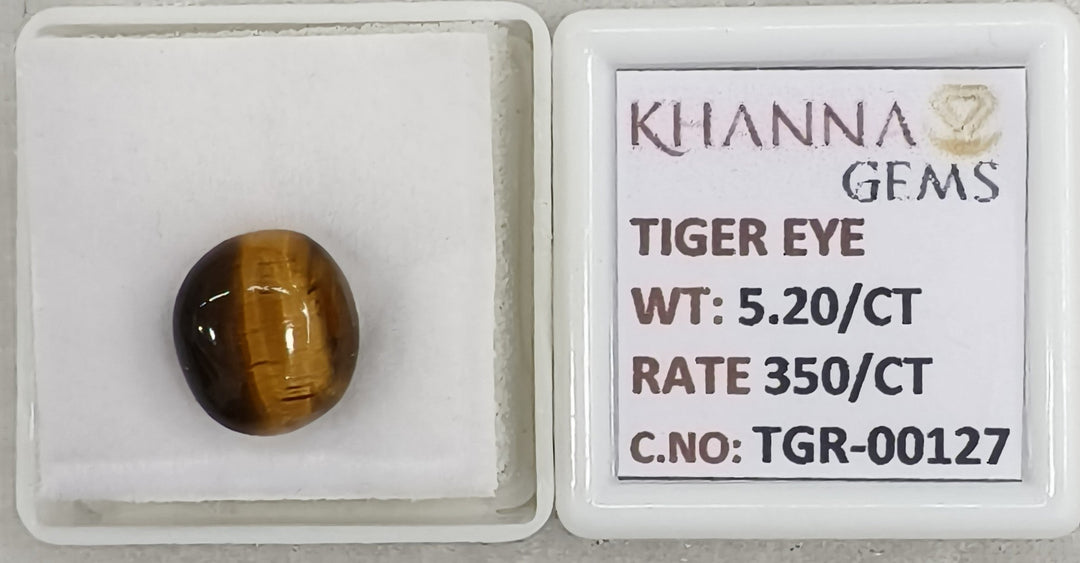 5.2/CT Tiger Eye with Govt. Lab Certificate-TGR00127