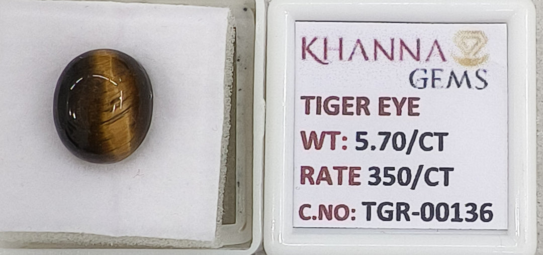 5.7/CT Tiger Eye with Govt. Lab Certificate-TGR00136