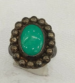 Load image into Gallery viewer, 7.40/GM TURQUISE RAJWARA  SILVER RING (525)