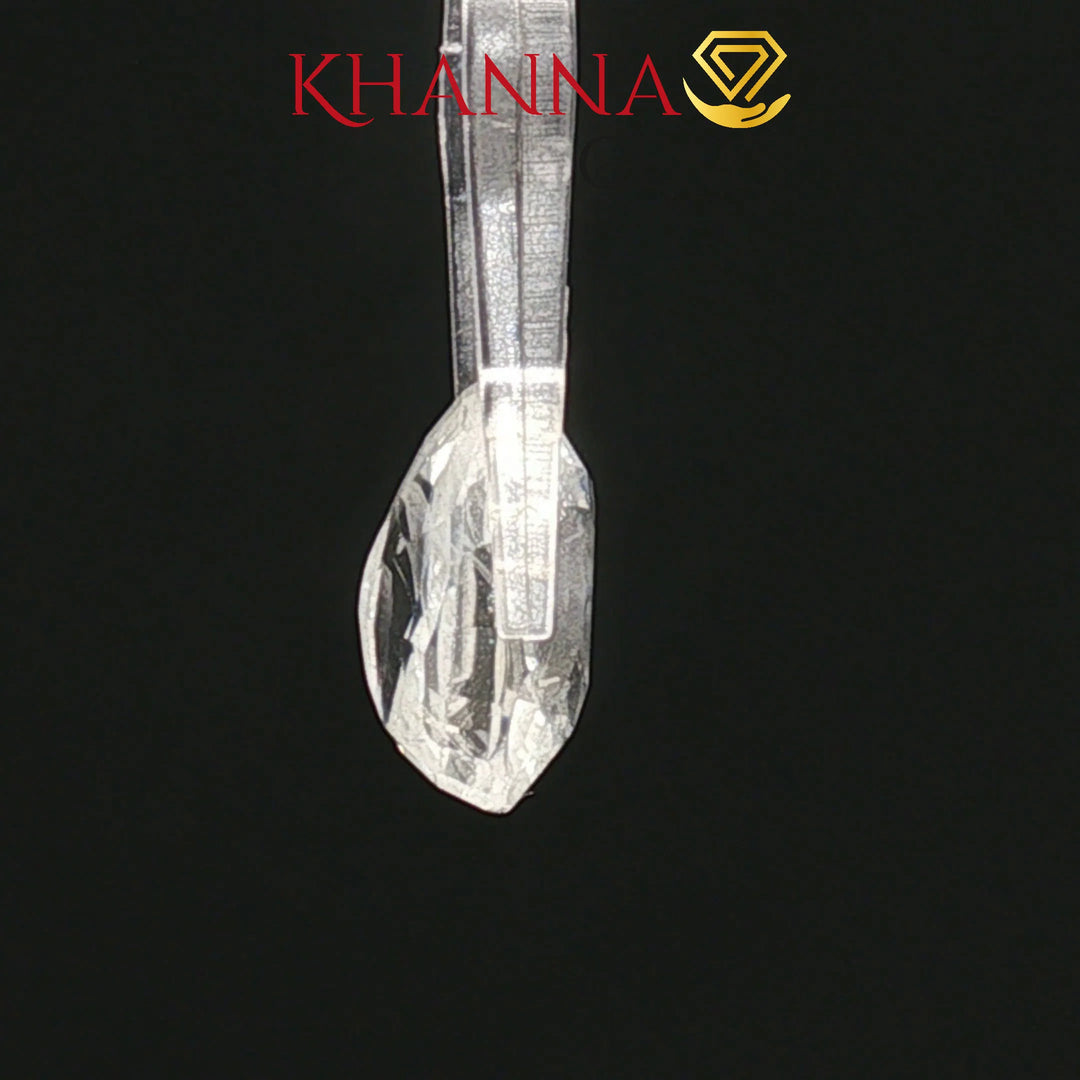 7.61/CT Natural White Sapphire with Govt Lab Certificate-8144D32834