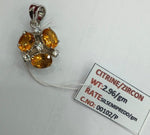 Load image into Gallery viewer, 2.96/GM CITRINE / ZIRCON (1650)
