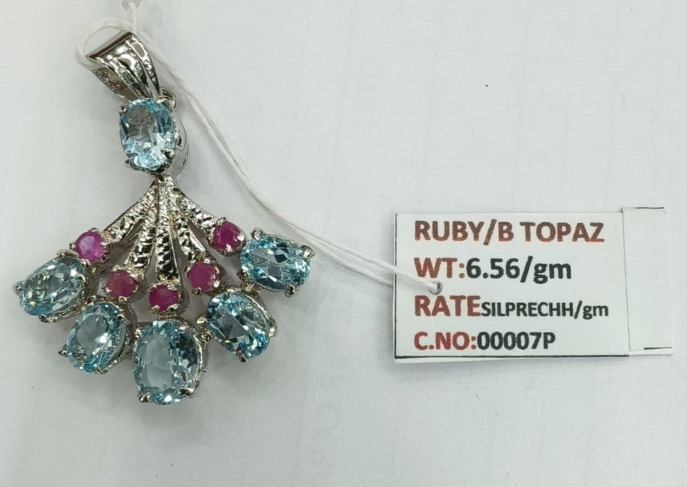 6.56/GM RUBY/BLUE TOPAZ (2750)