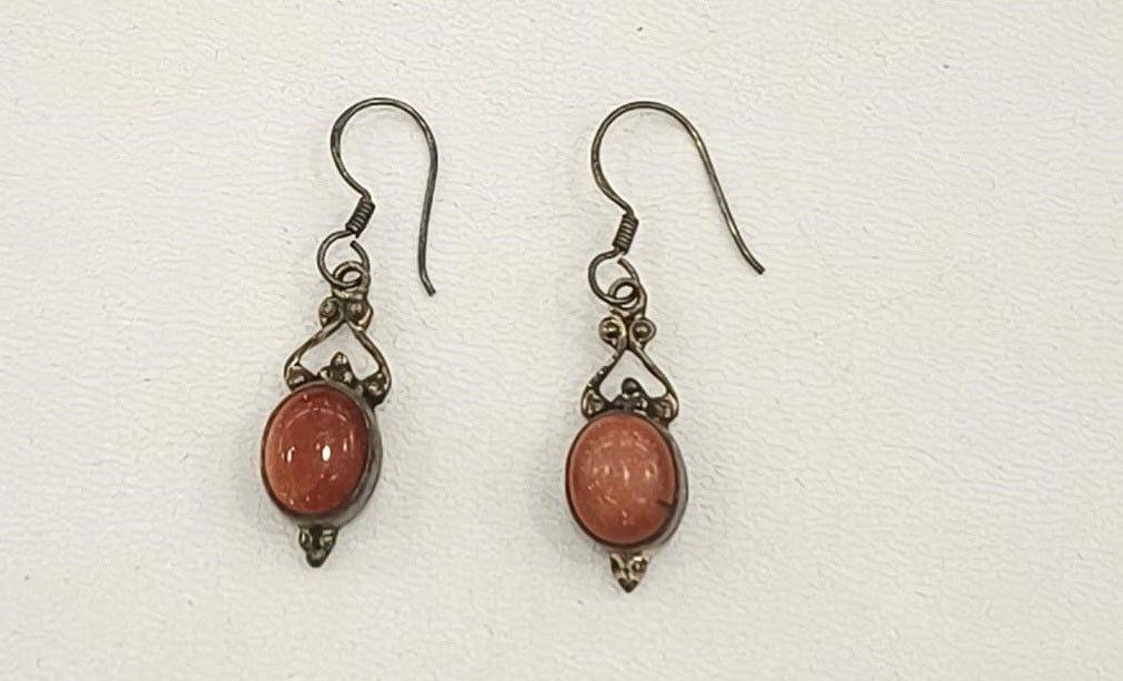 6.30/GM YAMINI SILVER  RAJWARA EAR RING  (525)