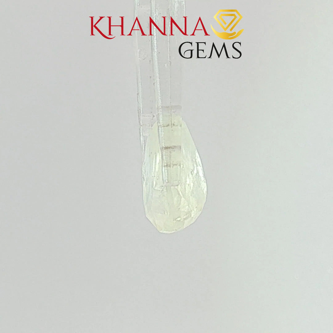 5.82/CT Natural Yellow Sapphire With Govt Lab Certificate-8518D35055