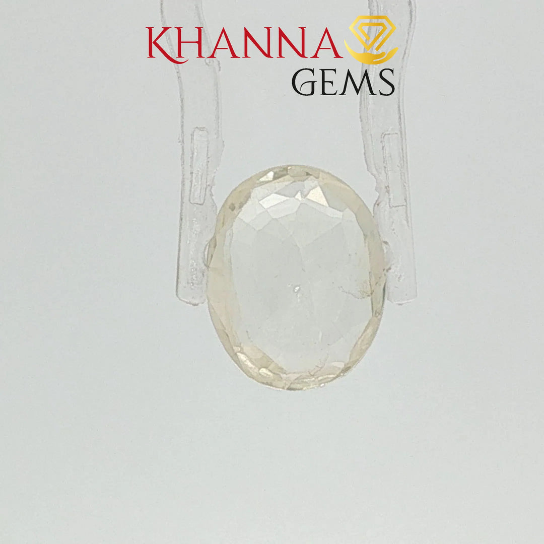 4.91/CT  Natural Yellow Sapphire With Govt Lab Certificate-8467D34709