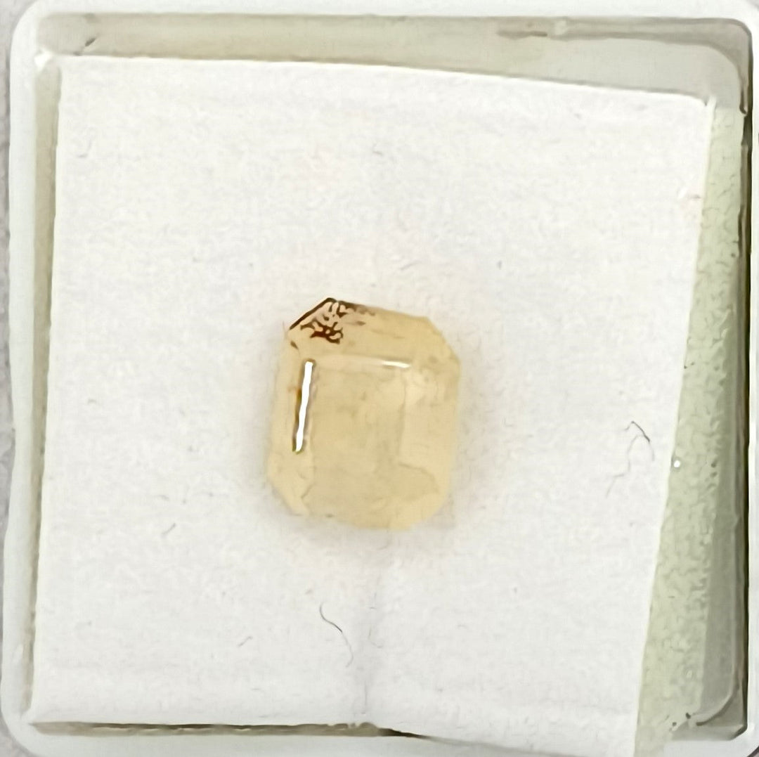 2.50/CT Natural Yellow Sapphire With Govt Lab Certificate-90041