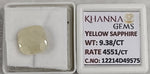Load image into Gallery viewer, 9.38/CT Natural Yellow Sapphire With Govt Lab Certificate-12214D49575