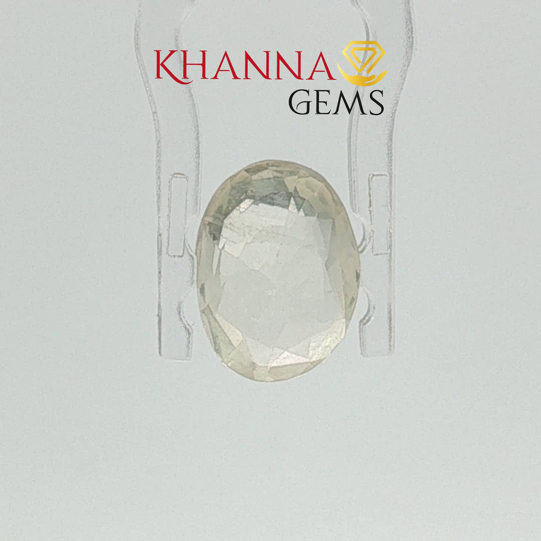 4.06/CT Natural Yellow Sapphire With Govt Lab Certificate-12927D53216