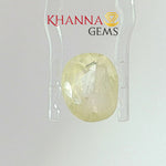 Load image into Gallery viewer, 6.39/CT Natural Yellow Sapphire With Govt Lab Certificate-13108D53946