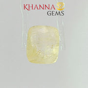 10.26/CT Natural yellow sapphire with Govt Lab Certificate-98539