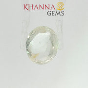 4.97/CT Pukhraj Stone with Govt Lab Certificate-YELSA9U