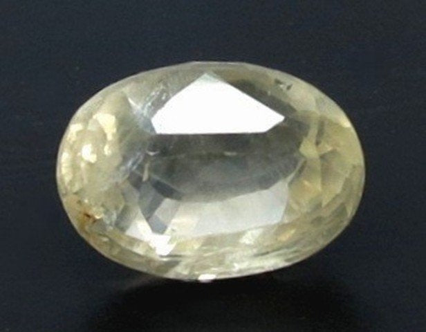 7.33/CT Natural Yellow Sapphire With Govt Lab Certificate (12210)